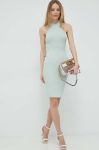 Сукня Guess колір зелений mini облягаюча (2917446)
