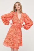 Сукня Notes du Nord колір помаранчевий mini розкльошена