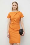 Сукня Tiger Of Sweden Izlo колір помаранчевий mini облягаюча