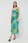 Сукня Guess колір бірюзовий maxi пряма