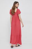 Сукня Pepe Jeans Bernardette колір червоний maxi розкльошена