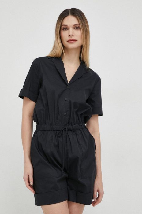 Комбінезон Liu Jo колір чорний з коміром Комбінезон Liu Jo колір чорний з коміром