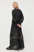 Сукня Twinset колір чорний maxi розкльошена (3241889)