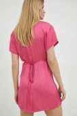Сукня American Vintage колір рожевий mini розкльошена