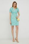 Сукня Luisa Spagnoli колір бірюзовий mini облягаюча