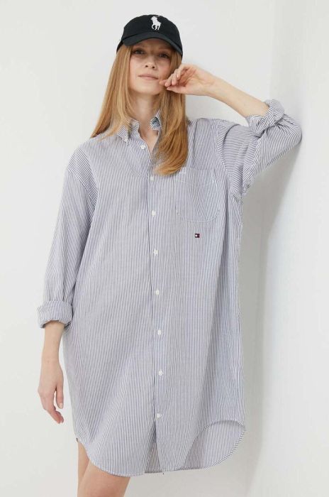 Сукня Tommy Hilfiger x Shawn Mendes mini пряма колір блакитний