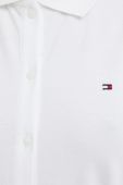 Сукня Tommy Hilfiger колір білий midi облягаюча
