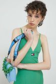 Сукня Tommy Jeans колір зелений mini розкльошена (2985100)