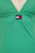 Сукня Tommy Jeans колір зелений mini розкльошена (2985100)