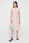 Сукня Lauren Ralph Lauren колір рожевий mini розкльошена (3159546)