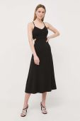 Сукня MICHAEL Michael Kors колір чорний midi розкльошена (3245392)