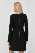 Сукня Morgan колір чорний mini облягаюча (3036578)