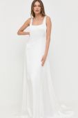 Сукня Ivy Oak колір білий maxi розкльошена (3181957)