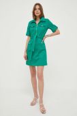 Сукня Morgan колір зелений midi облягаюча
