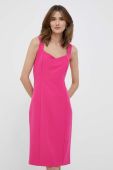 Сукня Artigli колір рожевий mini облягаюча (3207866)