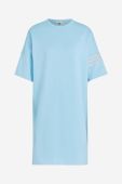 Сукня adidas Originals Adicolor Neuclassics Tee Dress mini oversize IB7308-blue колір блакитний