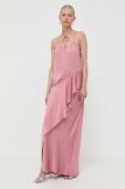 Сукня Twinset колір рожевий maxi пряма