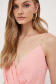 Сукня Morgan колір рожевий mini розкльошена (3455654)