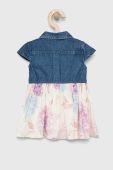 Сукня для немовлят Guess midi розкльошена колір блакитний