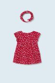 Дитяча бавовняна сукня Mayoral Newborn колір червоний mini розкльошена (2966278)
