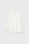 Сукня для немовлят Mayoral колір білий mini розкльошена (2985145)