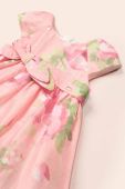 Дитяча лляна сукня Mayoral колір рожевий mini розкльошена