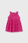 Дитяча бавовняна сукня Mayoral колір рожевий mini розкльошена (2931943)