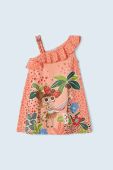 Дитяча бавовняна сукня Mayoral колір помаранчевий mini пряма (2944132)
