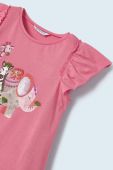 Дитяча сукня з сумочкою Mayoral колір рожевий mini пряма