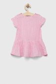Дитяча бавовняна сукня United Colors of Benetton колір рожевий mini розкльошена (3148316)