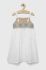 Дитяча бавовняна сукня United Colors of Benetton колір білий mini розкльошена (3282894)