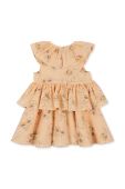 Дитяча бавовняна сукня Konges Sl?jd колір рожевий mini розкльошена (3176974)