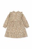 Дитяча бавовняна сукня Konges Sl?jd колір бежевий mini розкльошена (3001056)