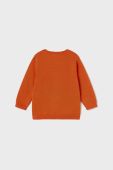 Бавовняний светр для немовлят Mayoral колір помаранчевий легкий Бавовняний светр для немовлят Mayoral колір помаранчевий легкий