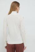 Светр з домішкою вовни Guess жіночий колір бежевий легкий гольф (2917607)