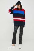 Вовняний светр Tommy Hilfiger жіночий теплий колір барвистий