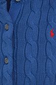 Бавовняний кардиган Polo Ralph Lauren колір блакитний Бавовняний кардиган Polo Ralph Lauren колір блакитний