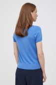 Футболка Polo Ralph Lauren жіночий колір блакитний