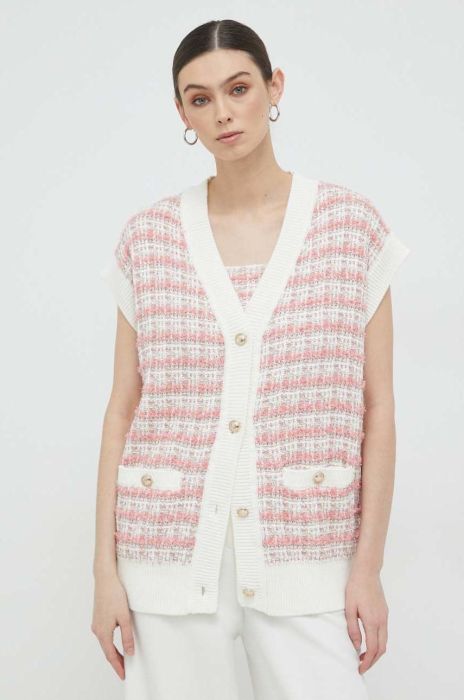 Безрукавка Guess жіночий колір рожевий (2966403)