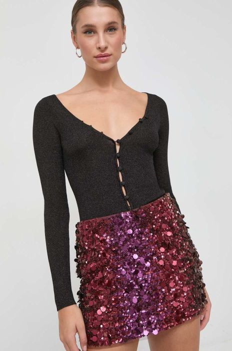 Джемпер Patrizia Pepe жіночий колір чорний легкий (2867893)