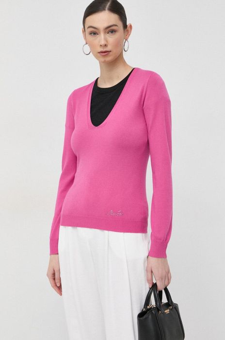 Светр Liu Jo жіночий колір фіолетовий легкий