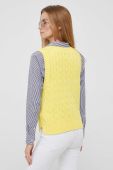 Бавовняна жилетка Polo Ralph Lauren колір жовтий