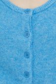 Вовняний кардиган Gestuz Alpha легкий колір блакитний