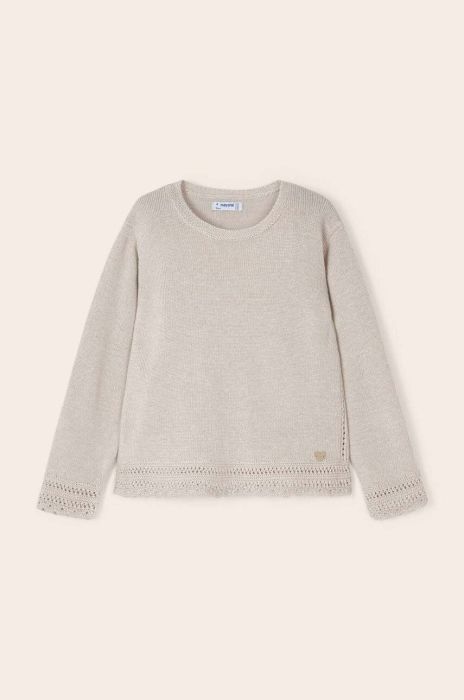 Дитячий светр Mayoral колір бежевий легкий (2966464) Дитячий светр Mayoral колір бежевий легкий (2966464)