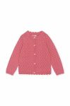 Дитячий бавовняний кардиган Konges Sl?jd колір рожевий легкий (3015343) Дитячий бавовняний кардиган Konges Sl?jd колір рожевий легкий (3015343)