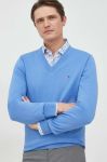 Светр Tommy Hilfiger чоловічий легкий колір блакитний (2856963) Светр Tommy Hilfiger чоловічий легкий колір блакитний (2856963)