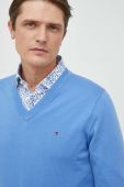 Светр Tommy Hilfiger чоловічий легкий колір блакитний (2856963)