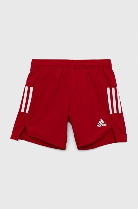 Дитячі шорти adidas Performance CONDIVO21 SHOY колір червоний регульована талія Дитячі шорти adidas Performance CONDIVO21 SHOY колір червоний регульована талія