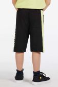 Дитячі бавовняні шорти Guess колір чорний регульована талія (2851391)