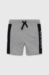 Дитячі шорти Guess колір сірий регульована талія (2891363)